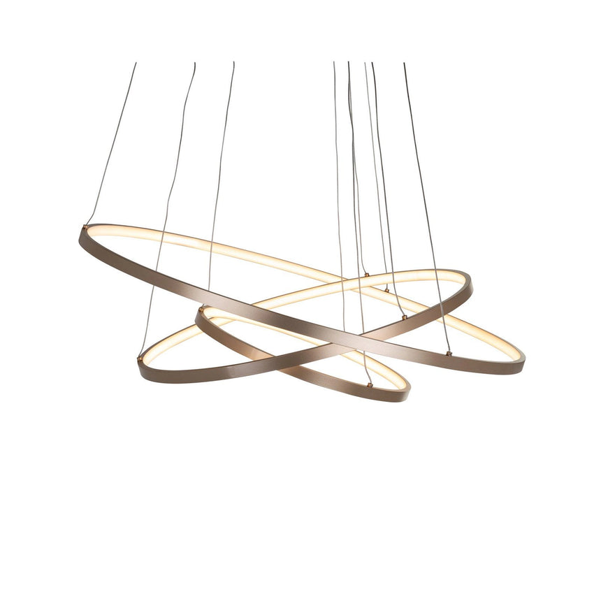 Kronleuchter Amira in gold aus Aluminium, 80x80x110 cm von Richmond Interiors – Produktbild 2