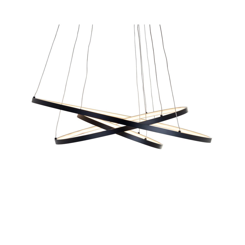 Kronleuchter Amira in schwarz aus Aluminium, 80x80x110 cm von Richmond Interiors – Produktbild 2