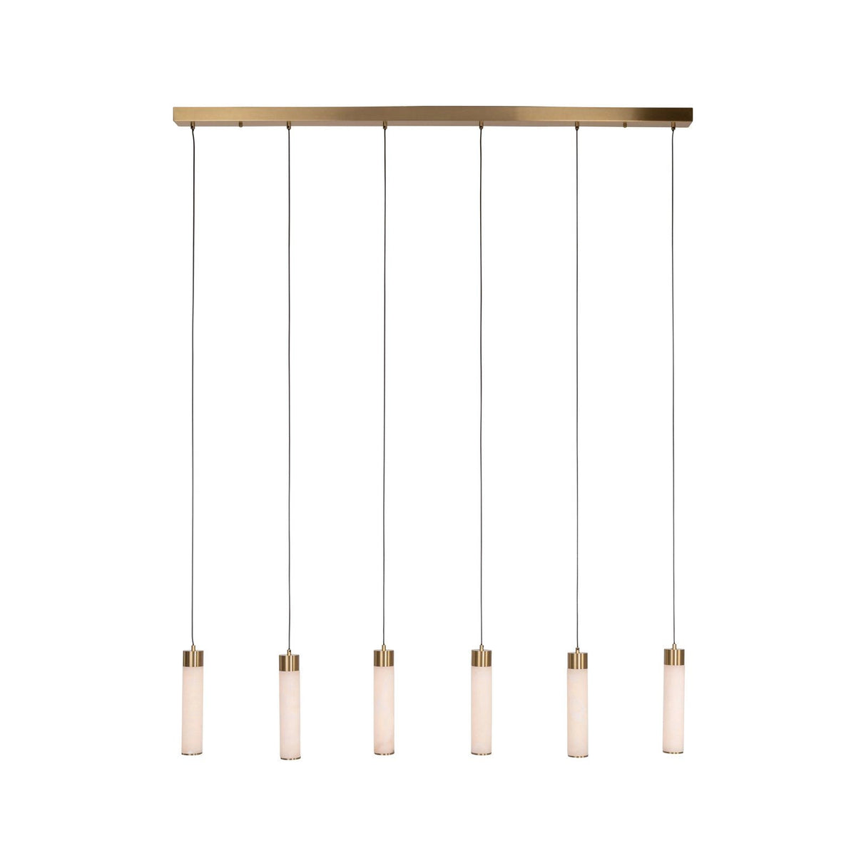 Kronleuchter Elaris in weiß aus Eisen und Alabaster, 150x6x185 cm von Richmond Interiors – Produktbild 2