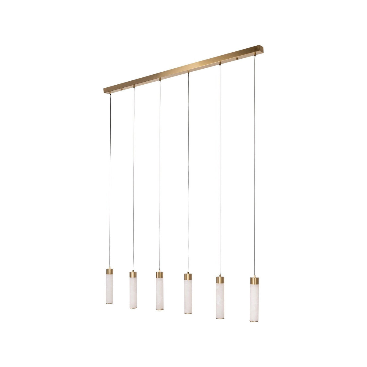 Kronleuchter Elaris in weiß aus Eisen und Alabaster, 150x6x185 cm von Richmond Interiors – Produktbild 3