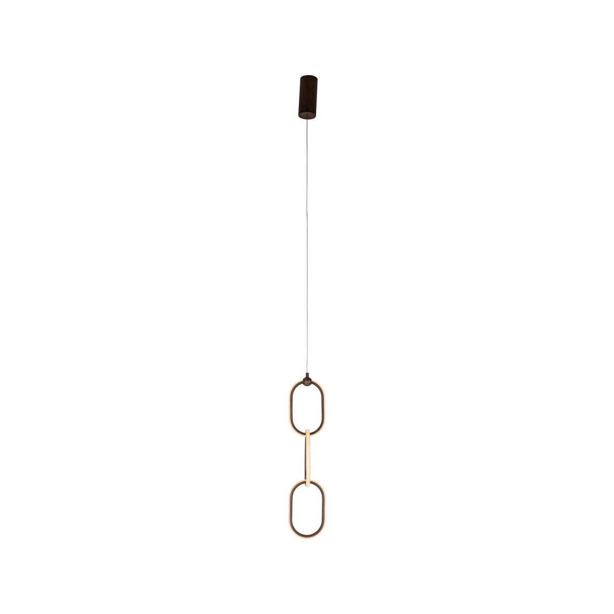 Kronleuchter Lacey in kupfer aus Aluminium, 13,5x13,5x170 cm von Richmond Interiors – Produktbild 2