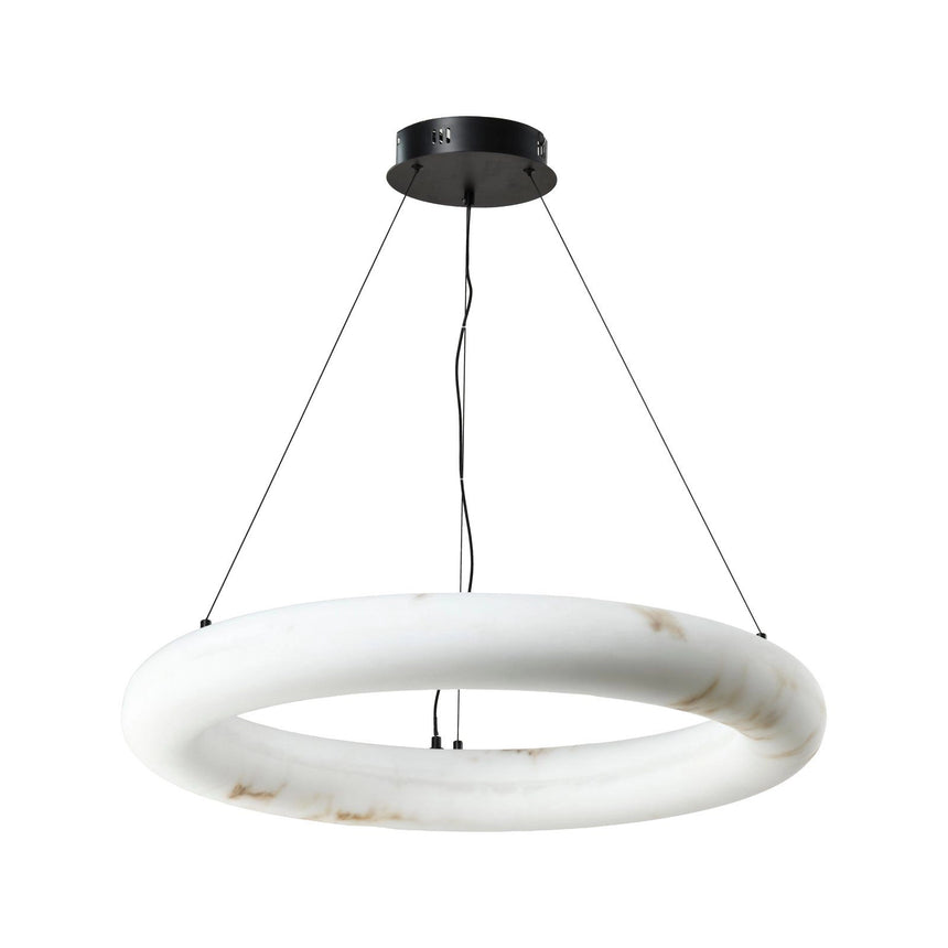 Kronleuchter Solmira in weiß aus Eisen, 80x80x120 cm von Richmond Interiors – Produktbild 1