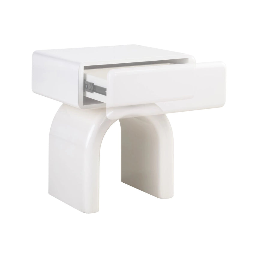 Nachttisch Bennet in coconut milk mit 1 Schublade, 50x40x57 cm von Richmond Interiors – Bild 6