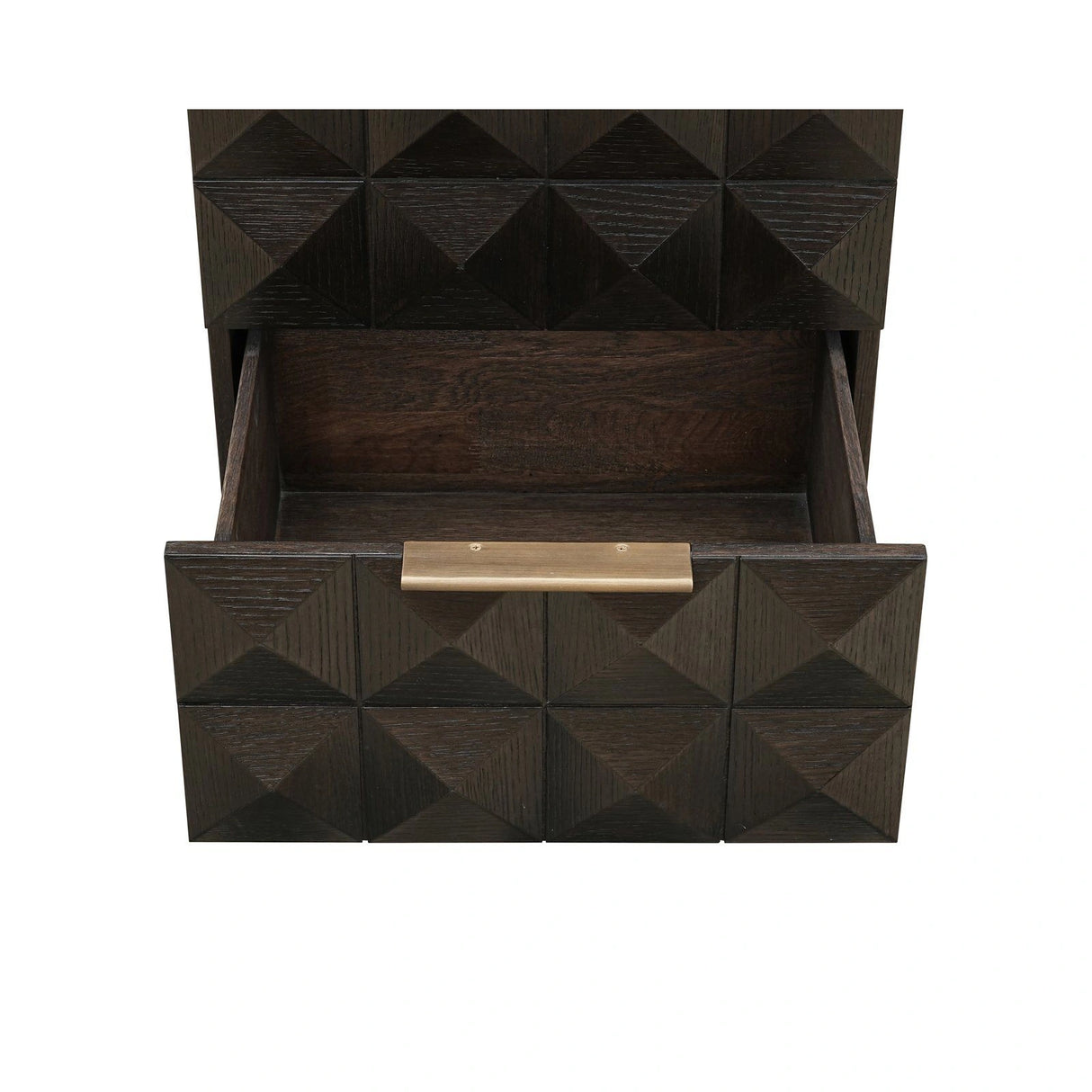 Nachttisch Claremont in braun, 53x44 cm von Richmond Interiors – Produktbild 7