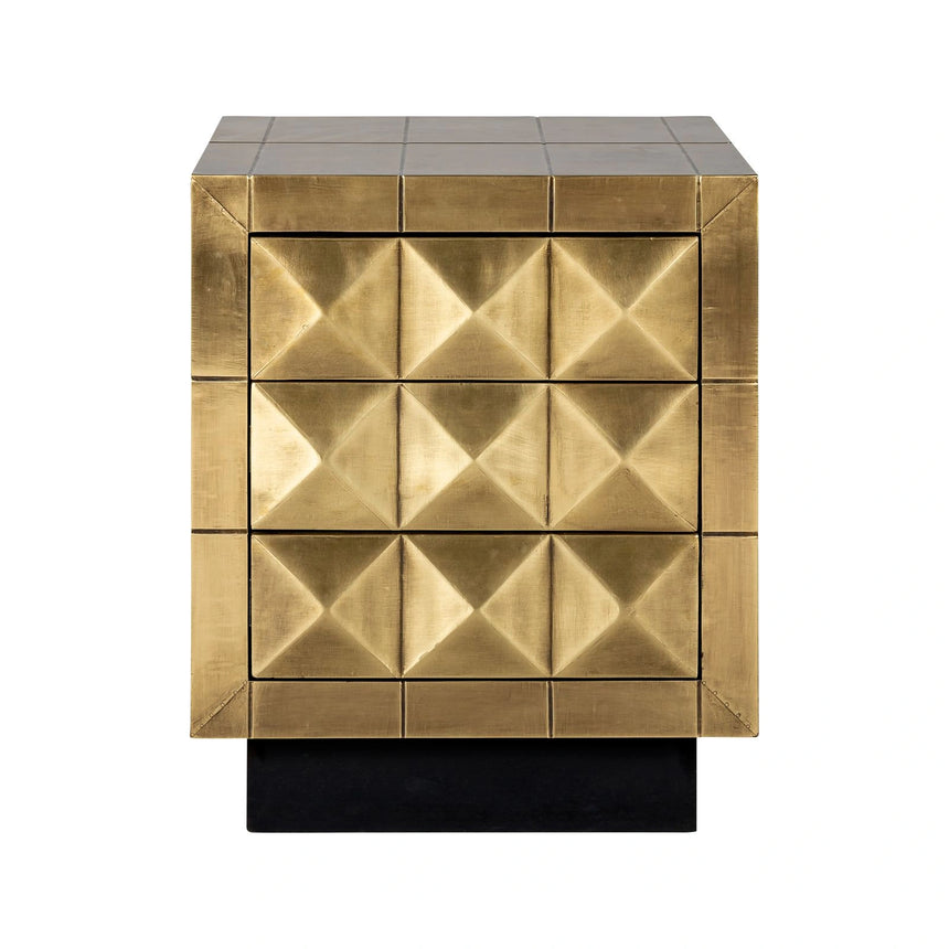 Nachttisch Collada in brushed gold, 50x45x60 cm von Richmond Interiors – Bild 5