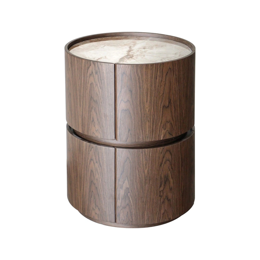 Nachttisch Ellery in braun mit 2 Schubladen, 50x50x65 cm von Richmond Interiors – Bild 3