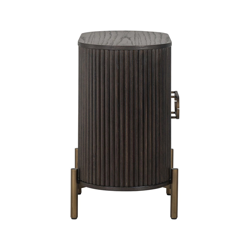 Nachttisch Luxor in braun, 60x39x60 cm von Richmond Interiors – Bild 2