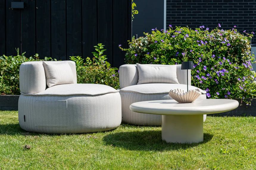 Outdoor-Couchtisch Urban Bloom in sandsteinfarben, 114x90x34 cm von Richmond Interiors – Bild 7