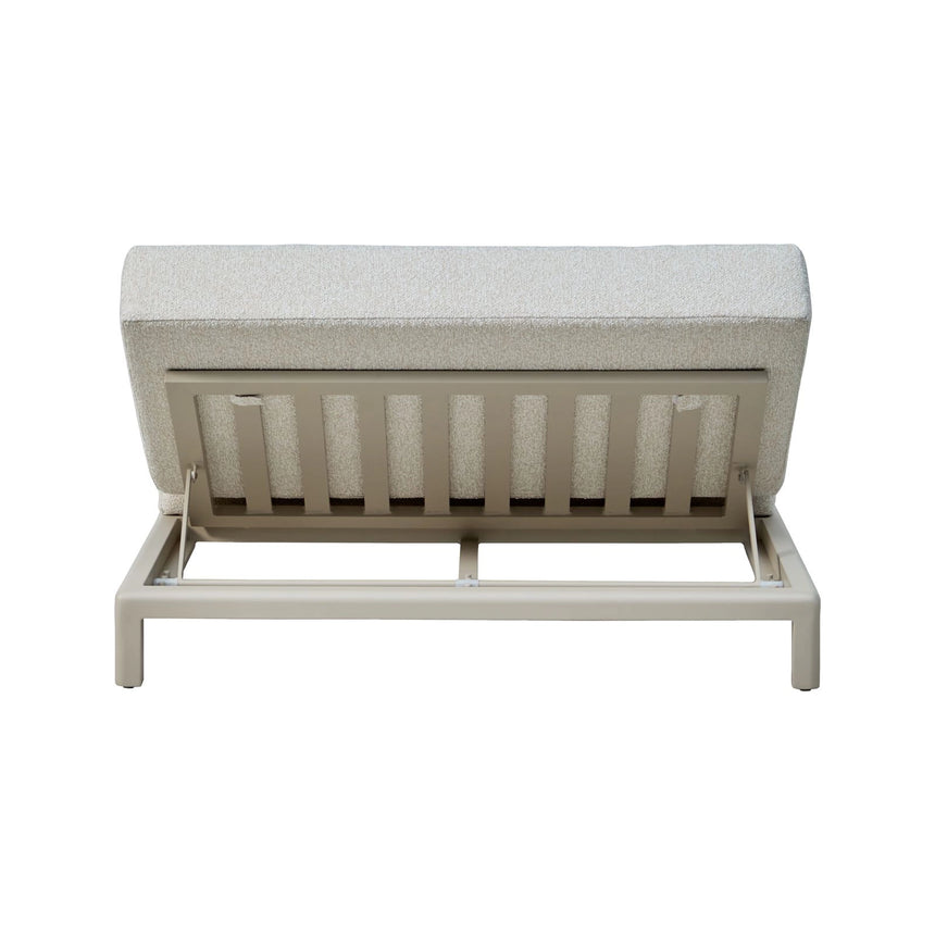 Outdoor-Doppelliege Kempinski in ecru, 130x197x40 cm von Richmond Interiors – Bild 7