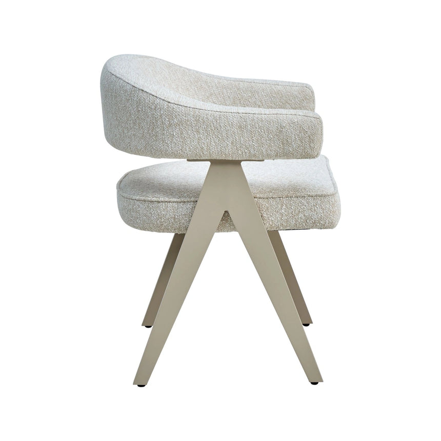 Outdoor-Essstuhl Catalan in ecru von Richmond Interiors – Bild 4