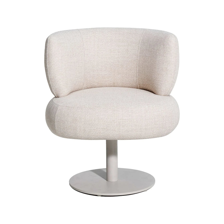 Outdoor-Essstuhl Mason mit Drehfunktion in beige alpine, 68x65x78 cm von Richmond Interiors – Bild 4