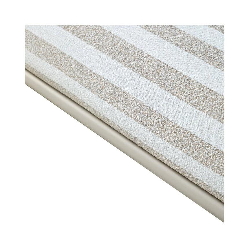 Outdoor-Liege Sullivan in ecru stripe, 85x196x36 cm von Richmond Interiors – Bild 7