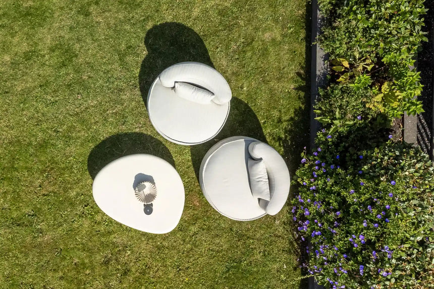 Outdoor Lounge Stuhl Nammos in beige swivel von Richmond Interiors – Produktbild 14