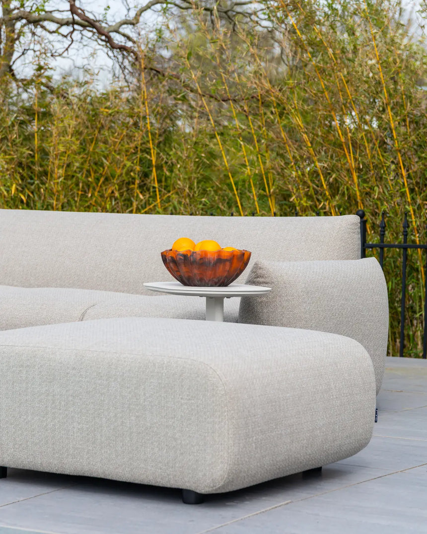 Outdoor-Pouf und Fußhocker Dawson in greige alpine, 99x77x40 cm von Richmond Interiors – Bild 8
