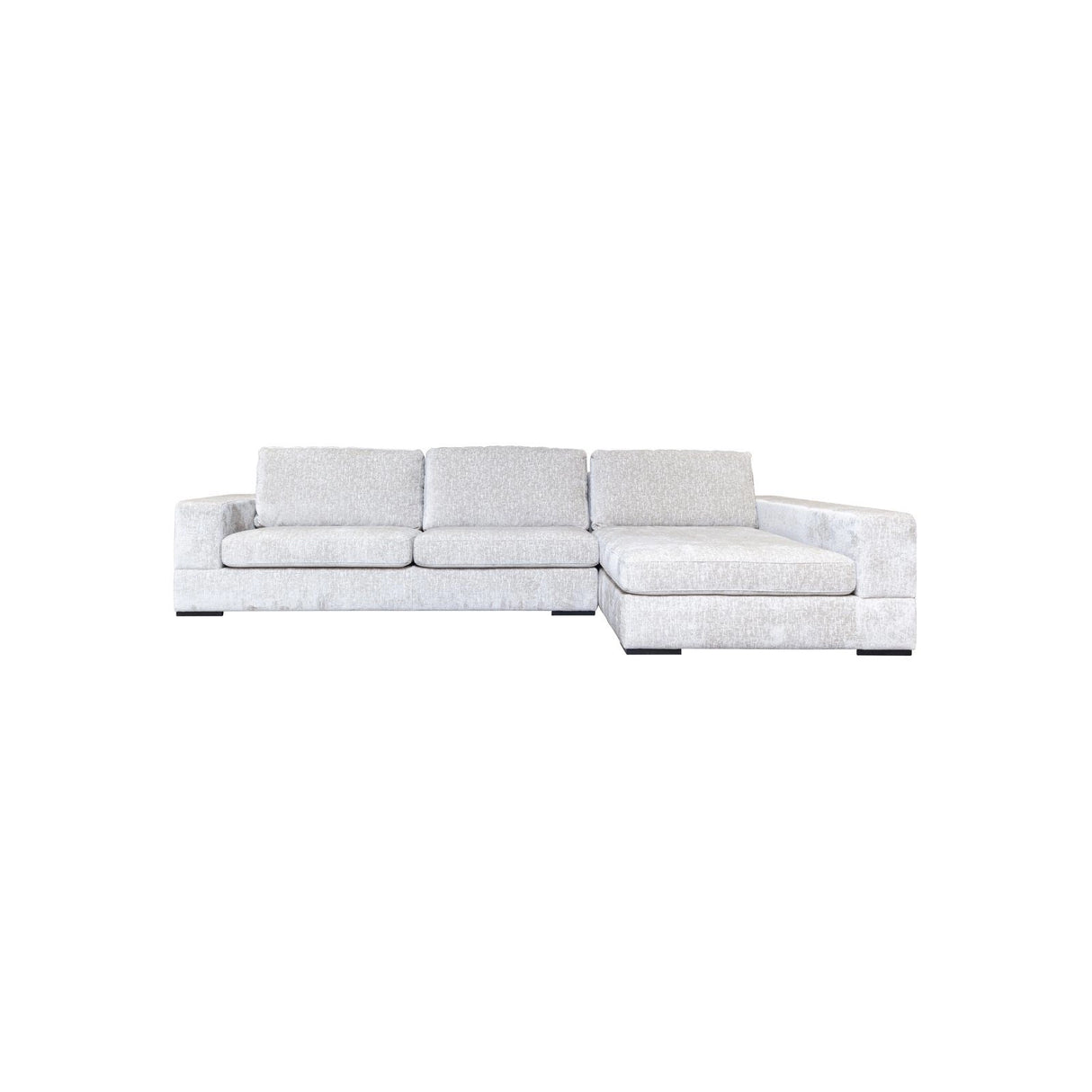 Pasha 3-Sitzer Sofa, in pearl island, Chaiselongue rechts, 366x213 cm von Richmond Interiors – Produktbild 3
