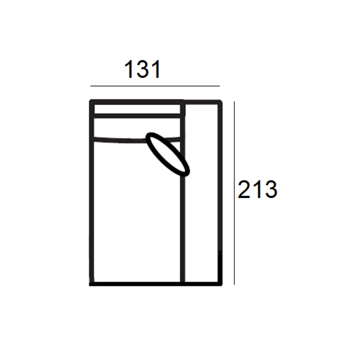 Pasha 3-Sitzer Sofa, in pearl island, Chaiselongue rechts, 366x213 cm von Richmond Interiors – Produktbild 7