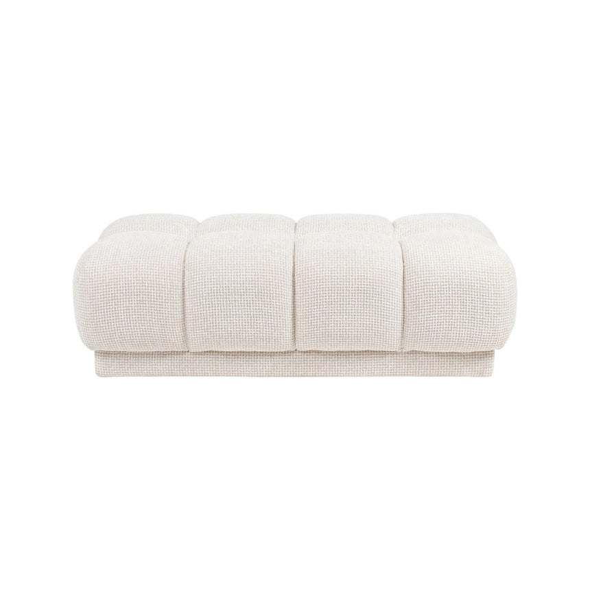Pouf und Fußhocker Noah in beige blockweave von Richmond Interiors – Bild 2