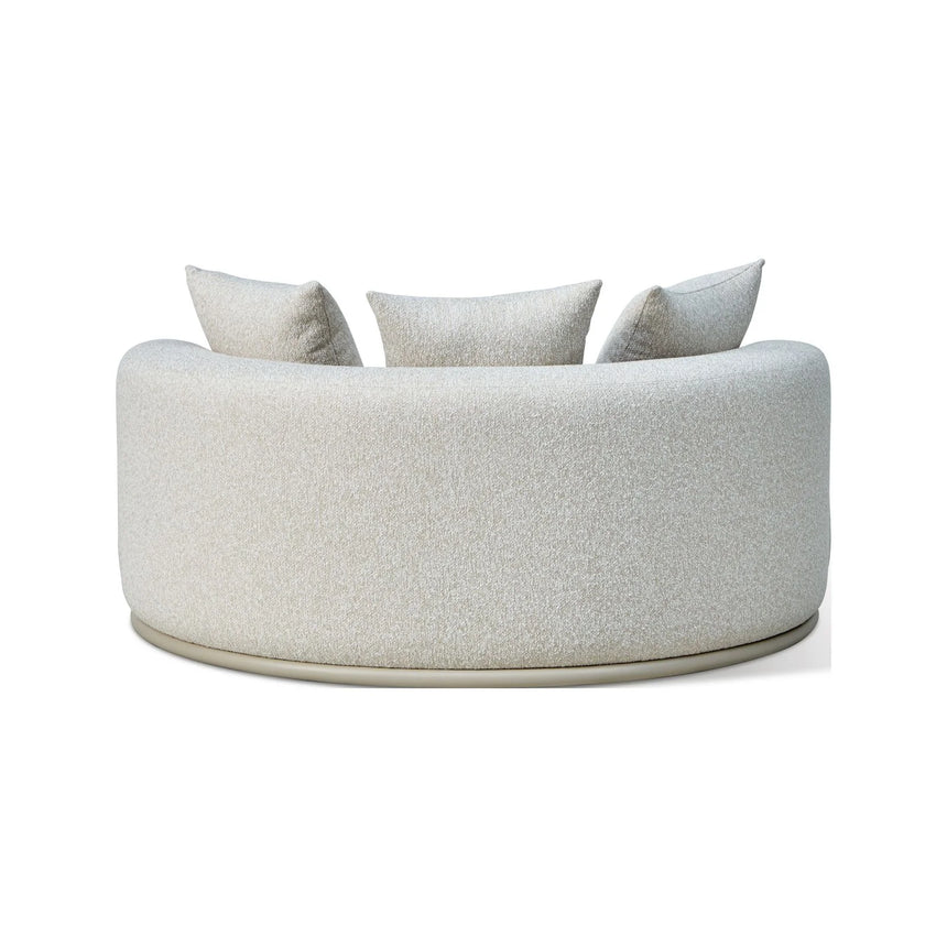 Runde Outdoor-Liege Belucci in ecru, 160x160x65 cm von Richmond Interiors – Bild 5