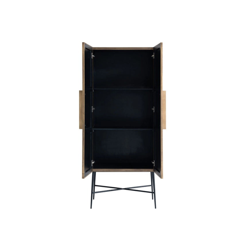 Schrank Ironville in gold, 75x40x182 cm von Richmond Interiors – Bild 5