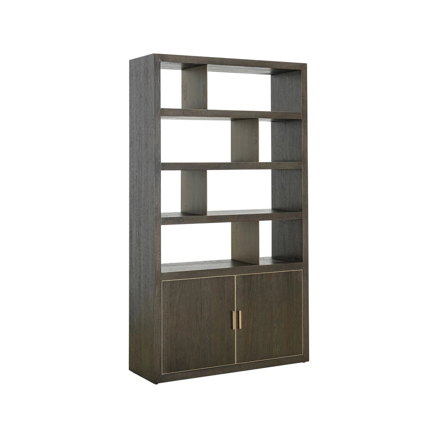Schrank Rivertree aus Eichenholz in braun, 120x41x210 cm von Richmond Interiors – Bild 1