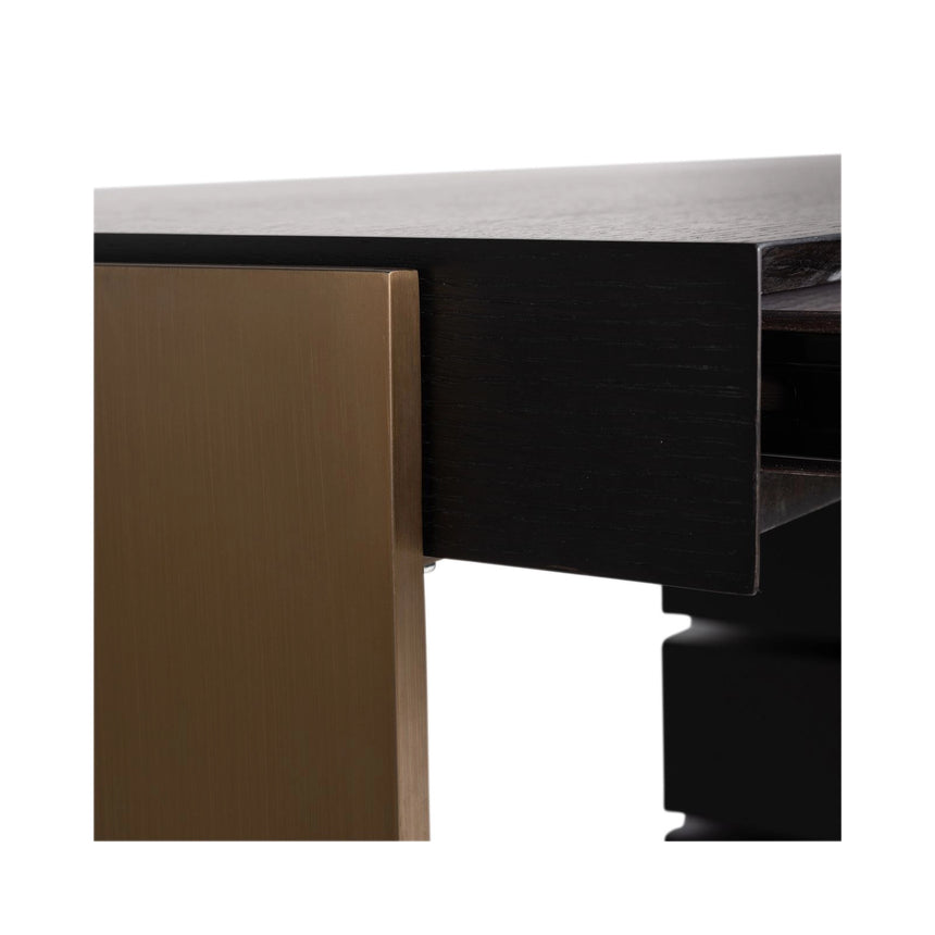 Schreibtisch Alexander Jones (Connar) in anthrazit, 140x60x76 cm von Richmond Interiors – Bild 4