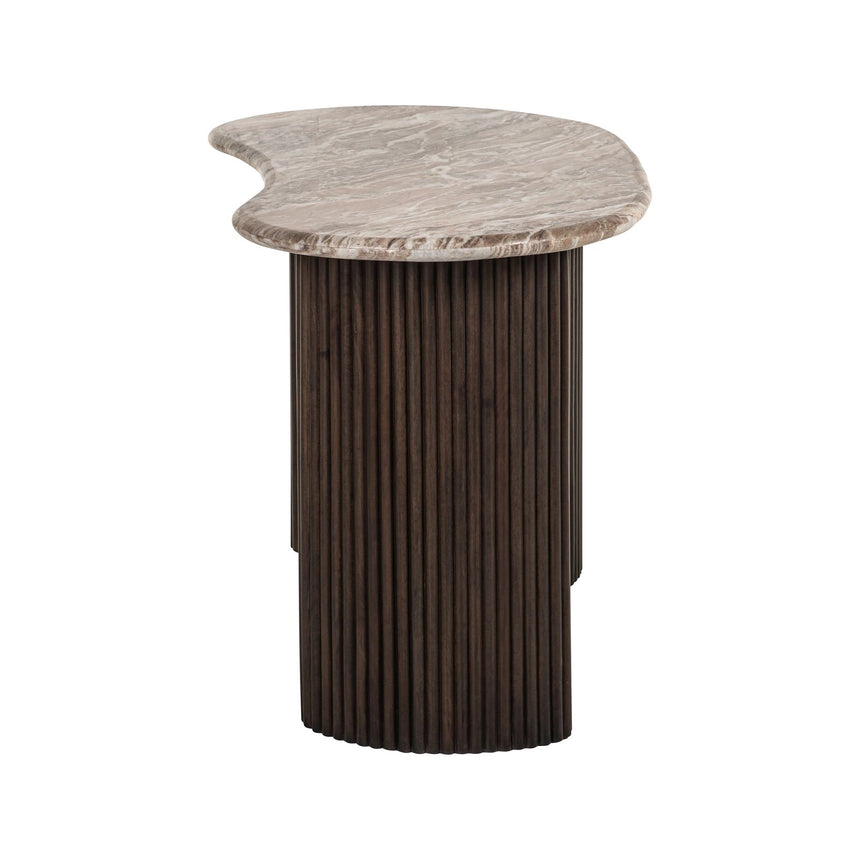 Schreibtisch Rashford aus Toronto-Marmor in Blush beige, 150x74x76 cm von Richmond Interiors – Bild 3