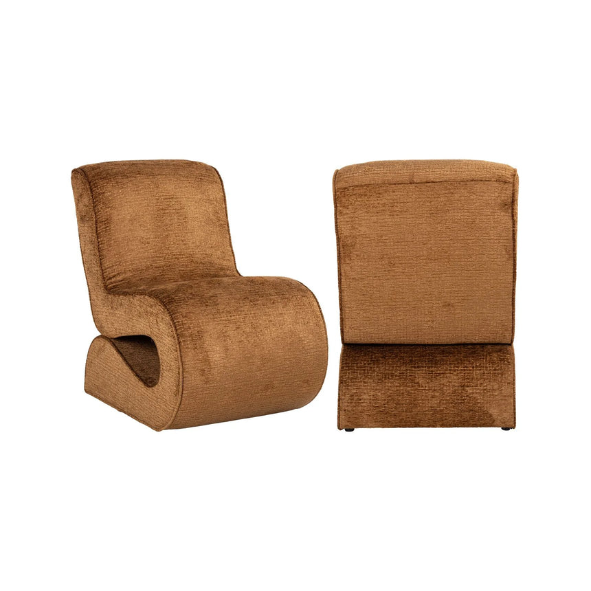 Sessel Frankie in cognac fusion, 56x89 cm von Richmond Interiors – Bild 1