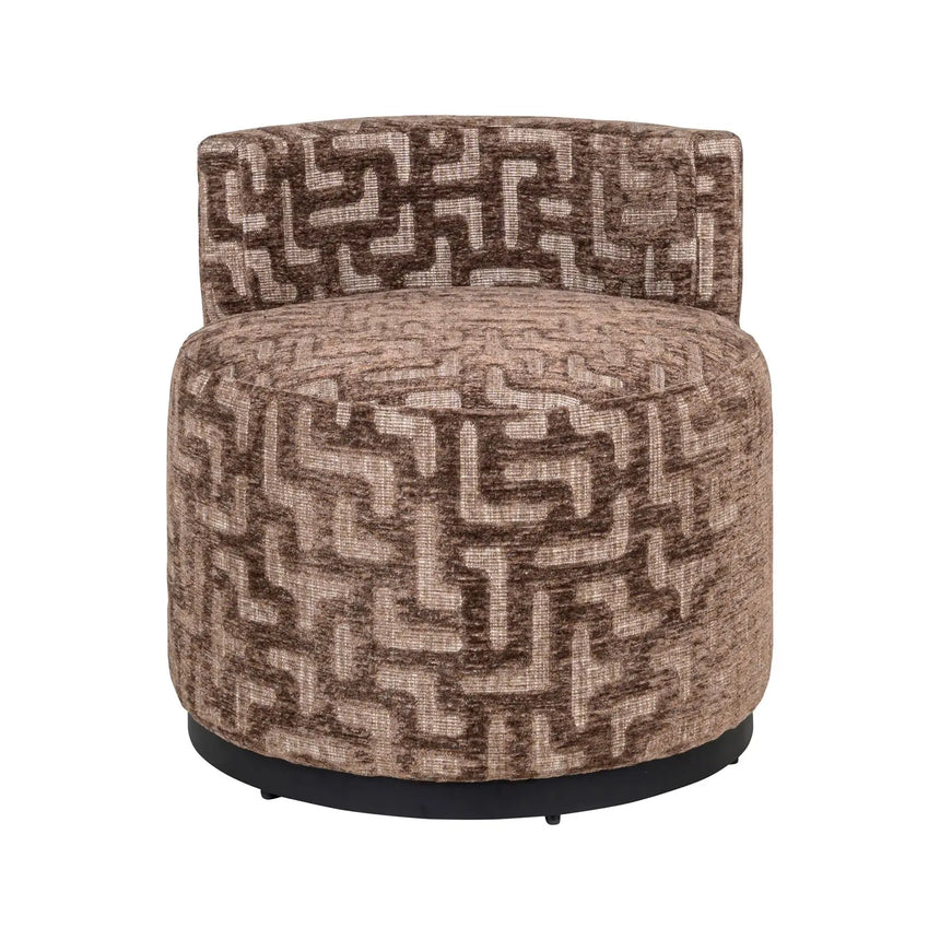 Sessel Franny in brown labyrinth, 59x60x58 cm von Richmond Interiors – Bild 3