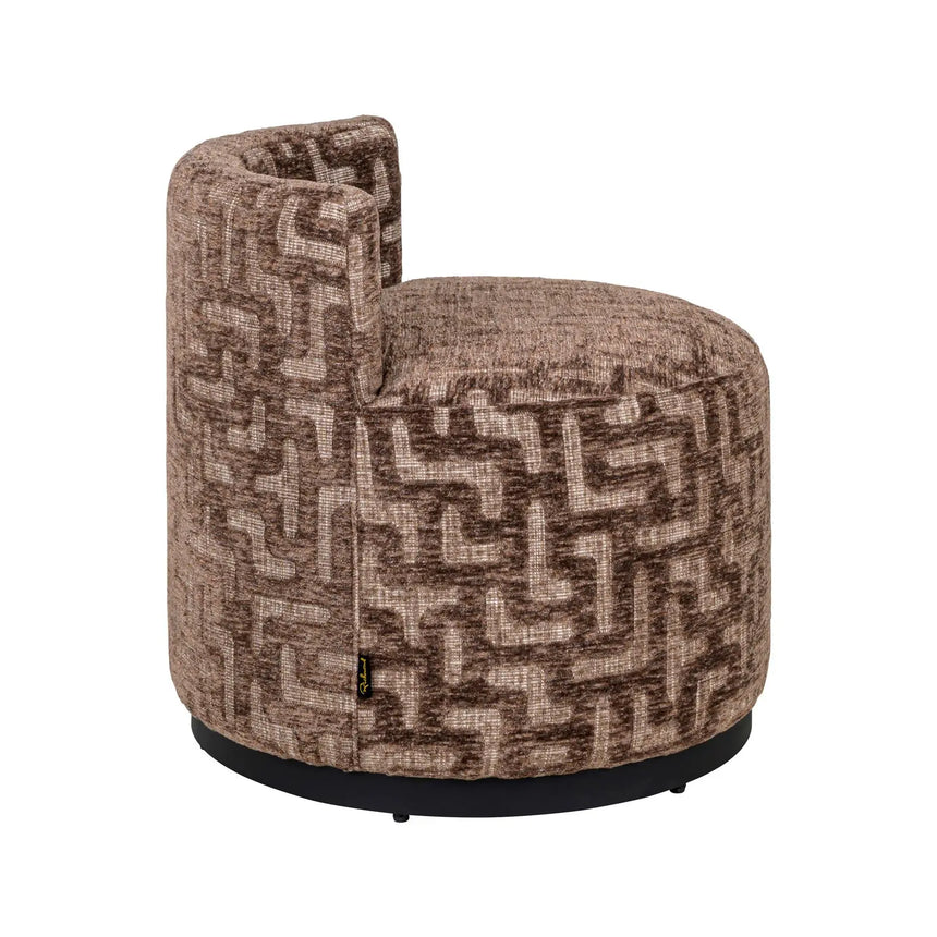 Sessel Franny in brown labyrinth, 59x60x58 cm von Richmond Interiors – Bild 4