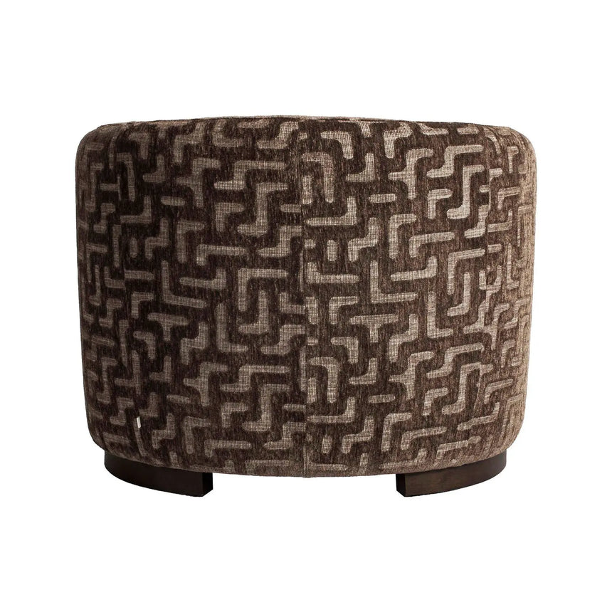 Sessel Hannah mit flammhemmendem Bezug in brown labyrinth, 91x81x72 cm von Richmond Interiors – Bild 6