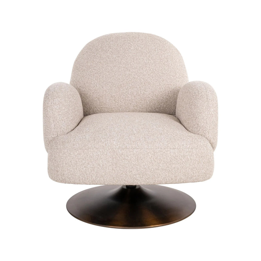 Sessel Kagney mit Drehfunktion in biscotti, 76x77x77 cm von Richmond Interiors – Bild 3
