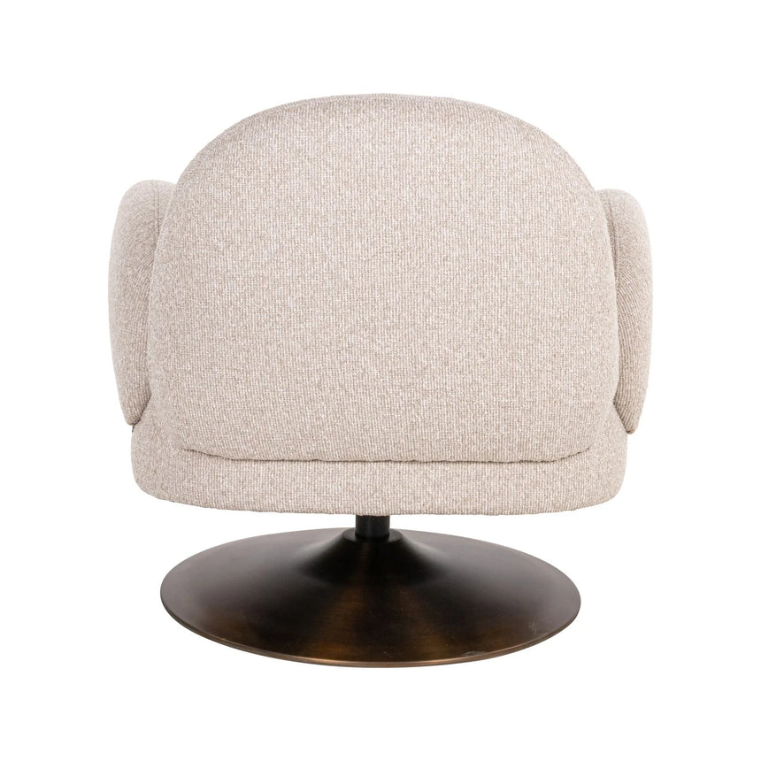 Sessel Kagney mit Drehfunktion in biscotti, 76x77x77 cm von Richmond Interiors – Bild 5