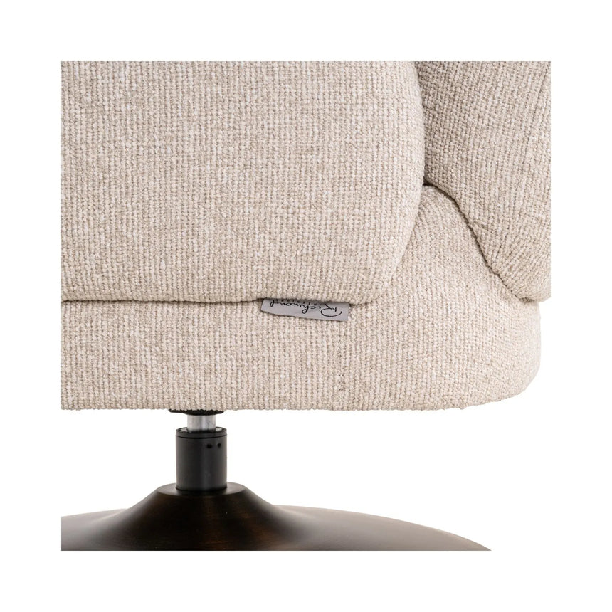 Sessel Kagney mit Drehfunktion in biscotti, 76x77x77 cm von Richmond Interiors – Bild 6