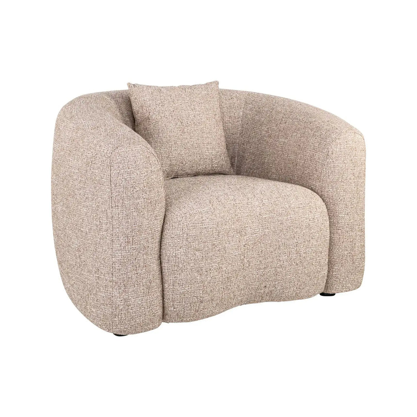 Sessel Luxandra in sand tweed (flammhemmend), 112x88x77 cm von Richmond Interiors – Bild 2