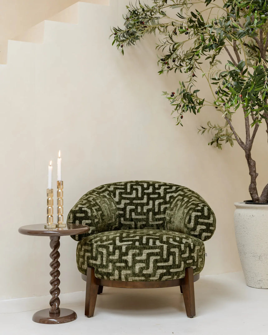 Sessel Montana in moss labyrinth, 87x84x74 cm von Richmond Interiors – Bild 2