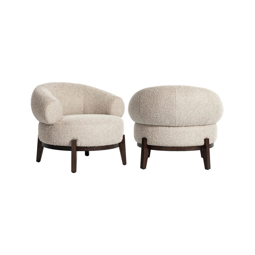 Sessel Montana mit flammhemmendem Bezug in natural chunky, 87x84x74 cm von Richmond Interiors – Bild 1