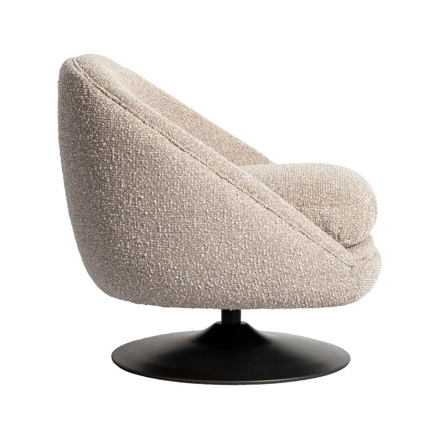 Sessel Nodo mit Drehfunktion in natural chunky, 79x76 cm von Richmond Interiors – Bild 4