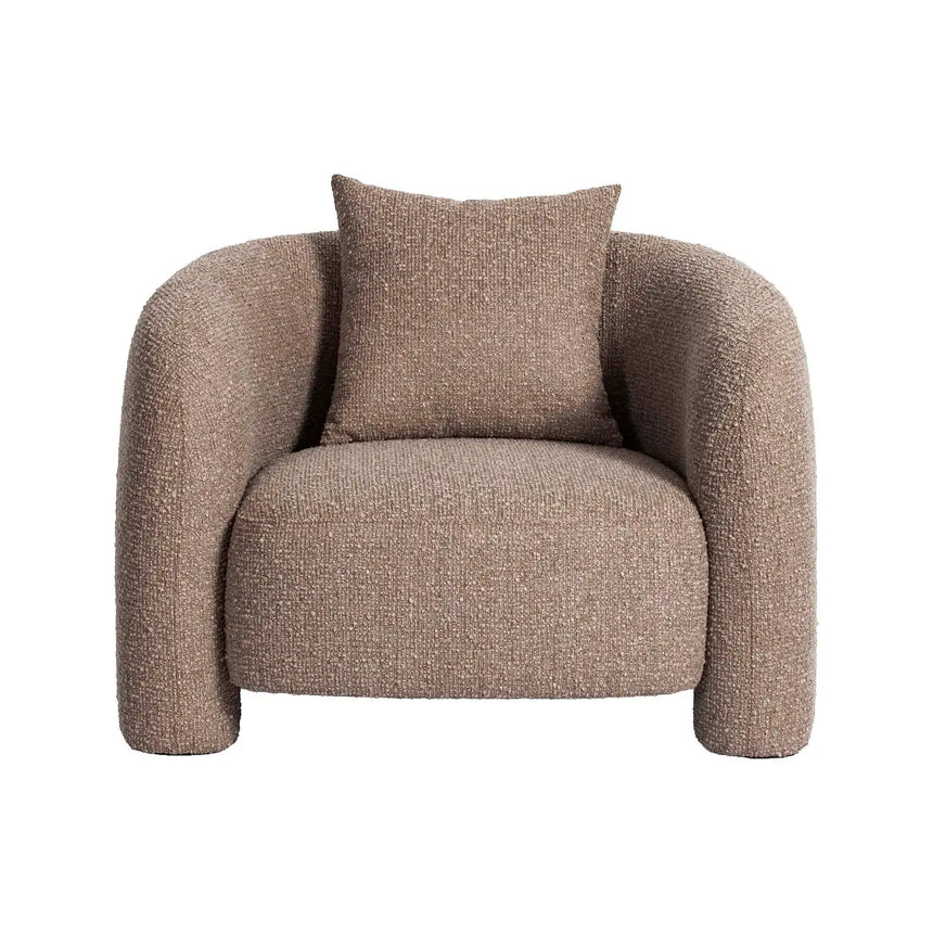 Sessel Tuscany in mocca chunky, 100x91x74 cm von Richmond Interiors – Bild 3