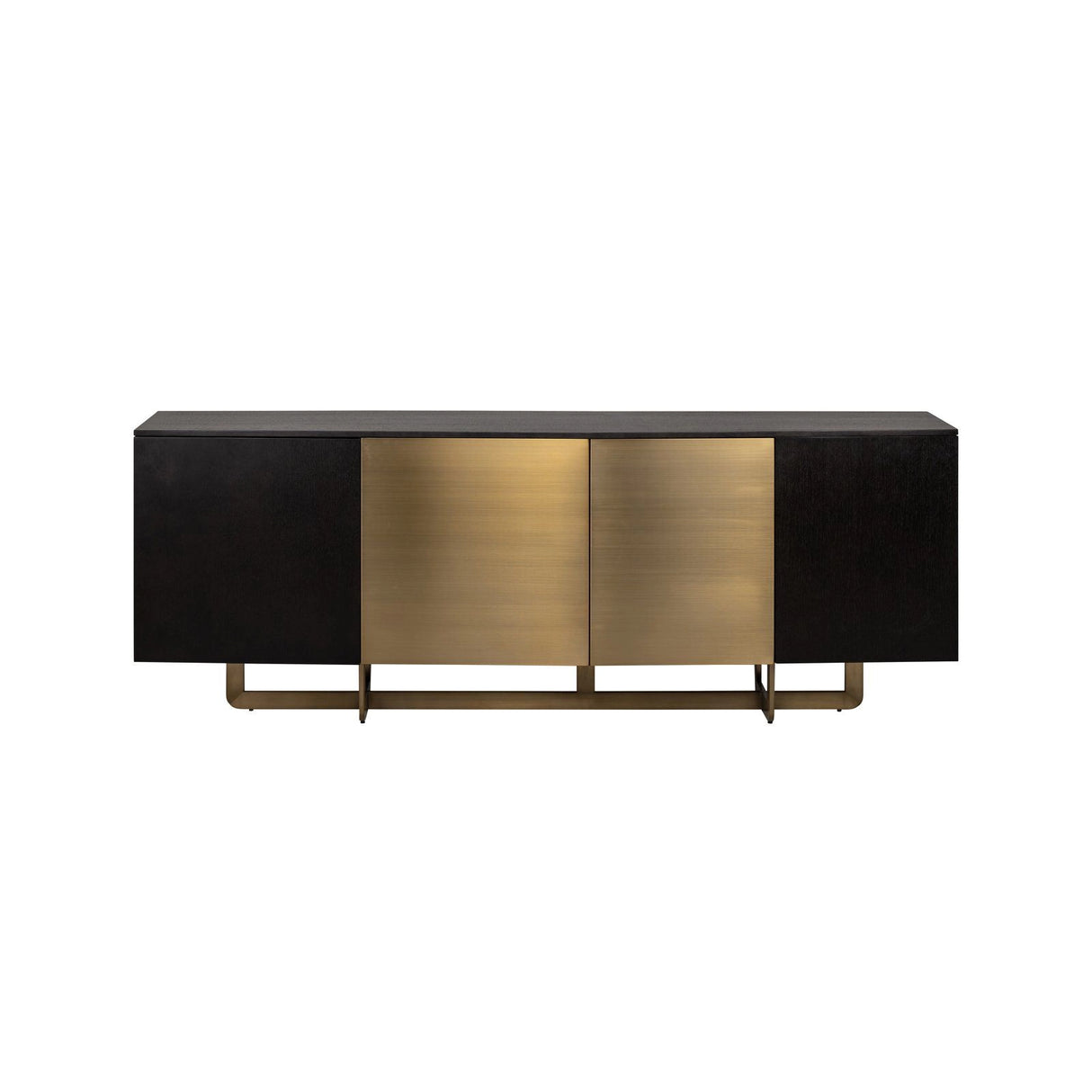 Sideboard Alexander Jones Dax aus Eichenfurnier in charcoal, 220x45,5x80 cm von Richmond Interiors – Produktbild 3