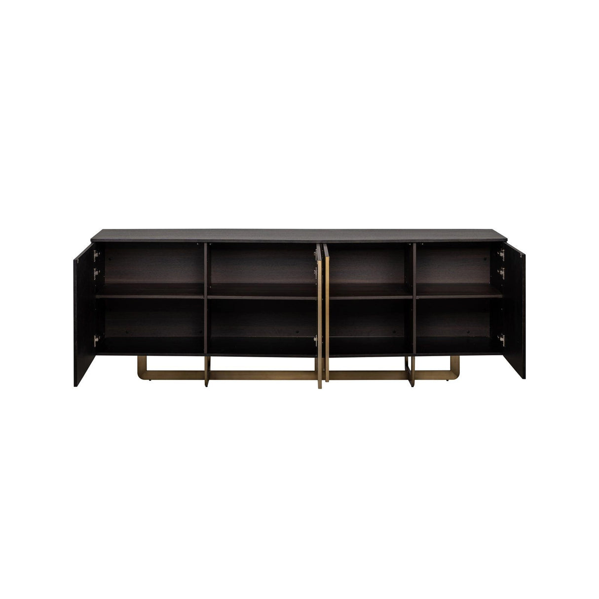 Sideboard Alexander Jones Dax aus Eichenfurnier in charcoal, 220x45,5x80 cm von Richmond Interiors – Produktbild 4