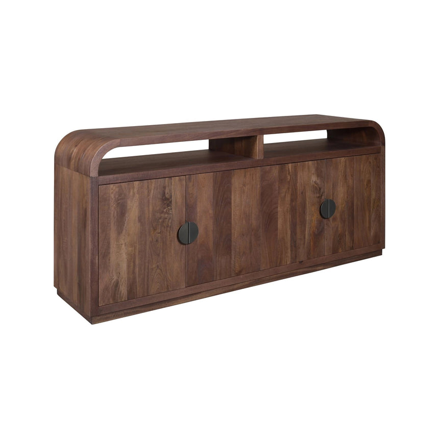 Sideboard Baldwin aus Mangoholz mit 4 Türen in spicebrown, 180x45x80 cm von Richmond Interiors – Bild 1
