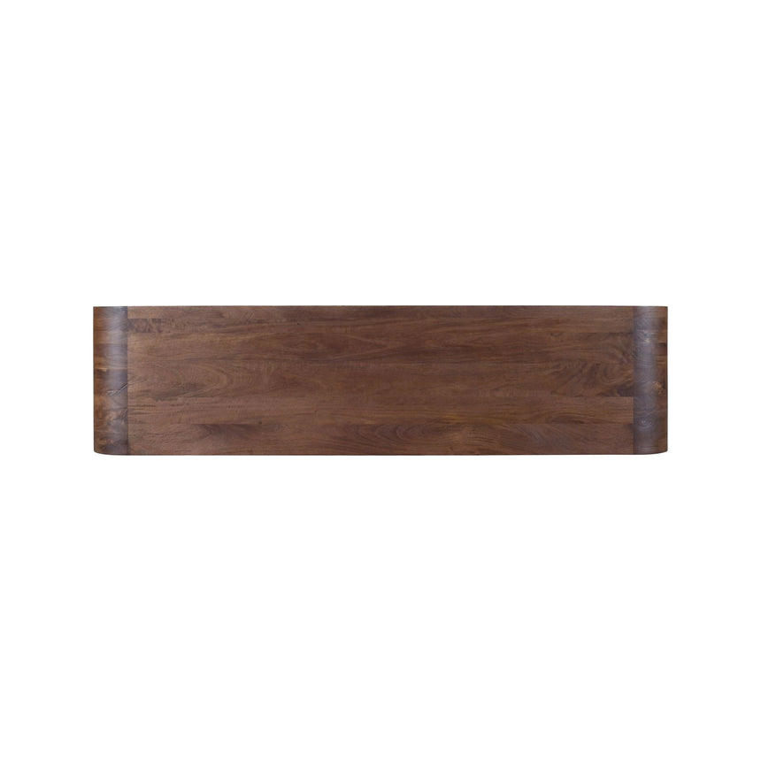 Sideboard Baldwin aus Mangoholz mit 4 Türen in spicebrown, 180x45x80 cm von Richmond Interiors – Bild 5