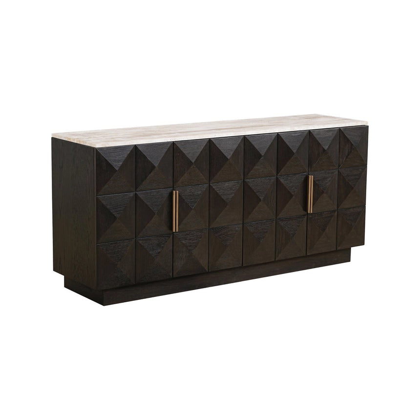 Sideboard Claremont in braun, 170x44 cm von Richmond Interiors – Produktbild 1
