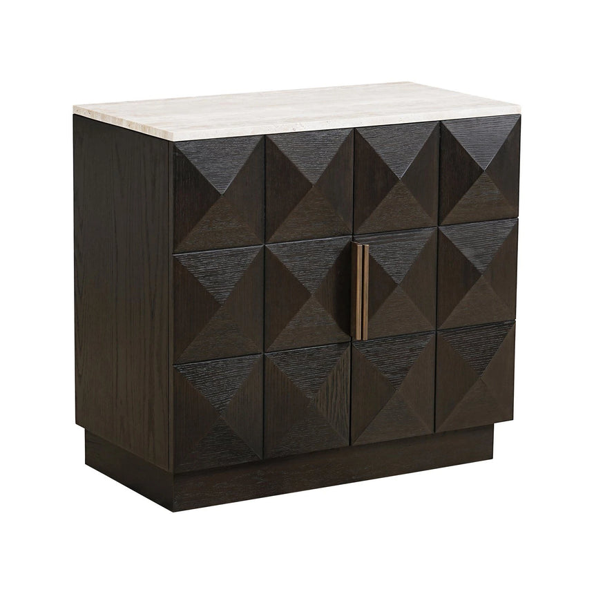 Sideboard Claremont in braun, 85x44 cm von Richmond Interiors – Produktbild 1