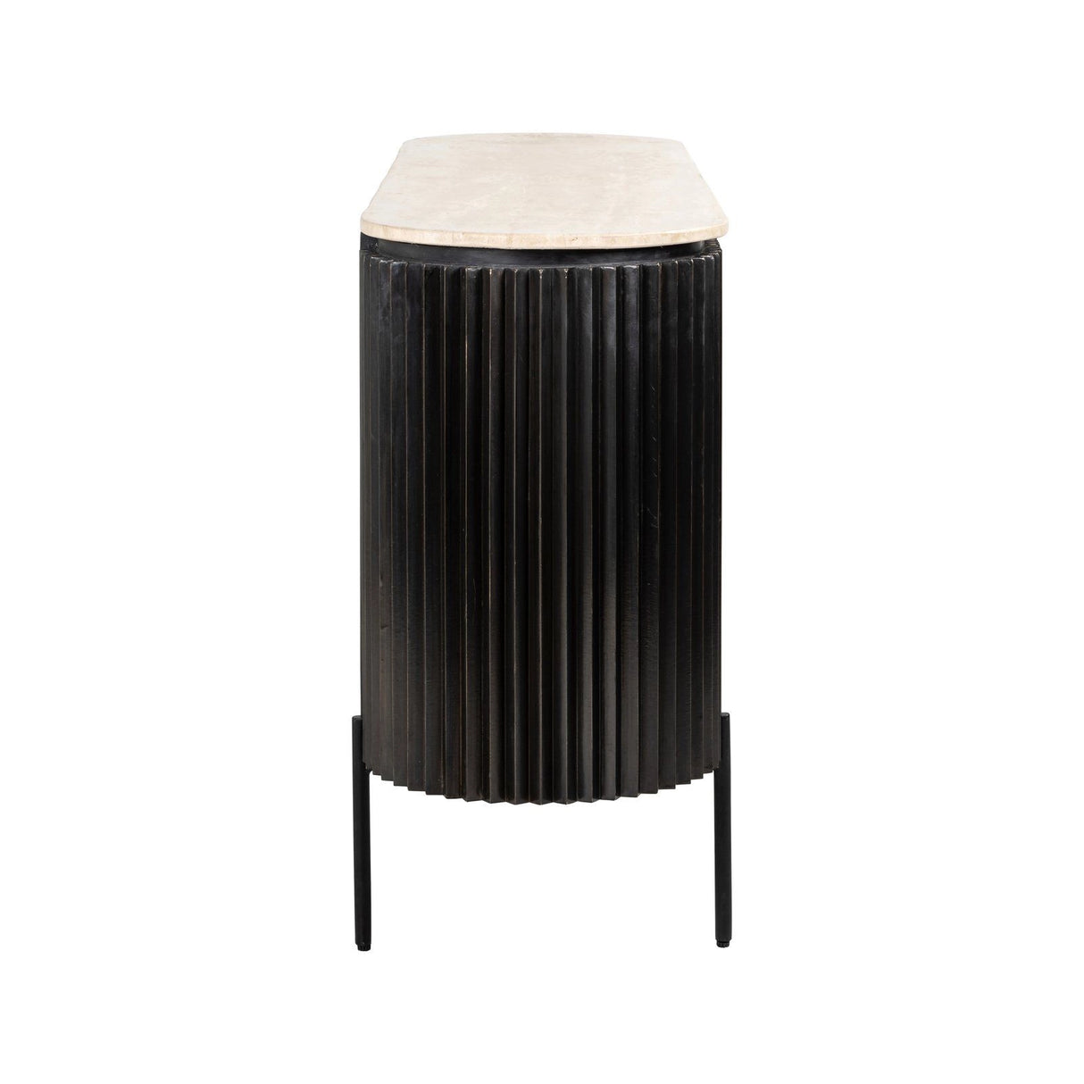 Sideboard Hampton in dark brown, 160x40x82 cm von Richmond Interiors – Produktbild 2