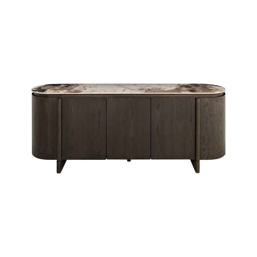 Sideboard Langford in braun mit Keramikplatte, 200x45 cm von Richmond Interiors – Produktbild 2