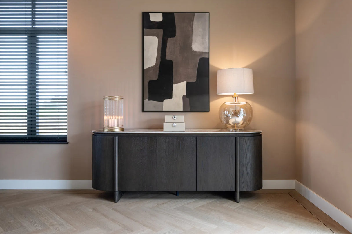 Sideboard Langford in braun mit Keramikplatte, 200x45 cm von Richmond Interiors – Produktbild 8