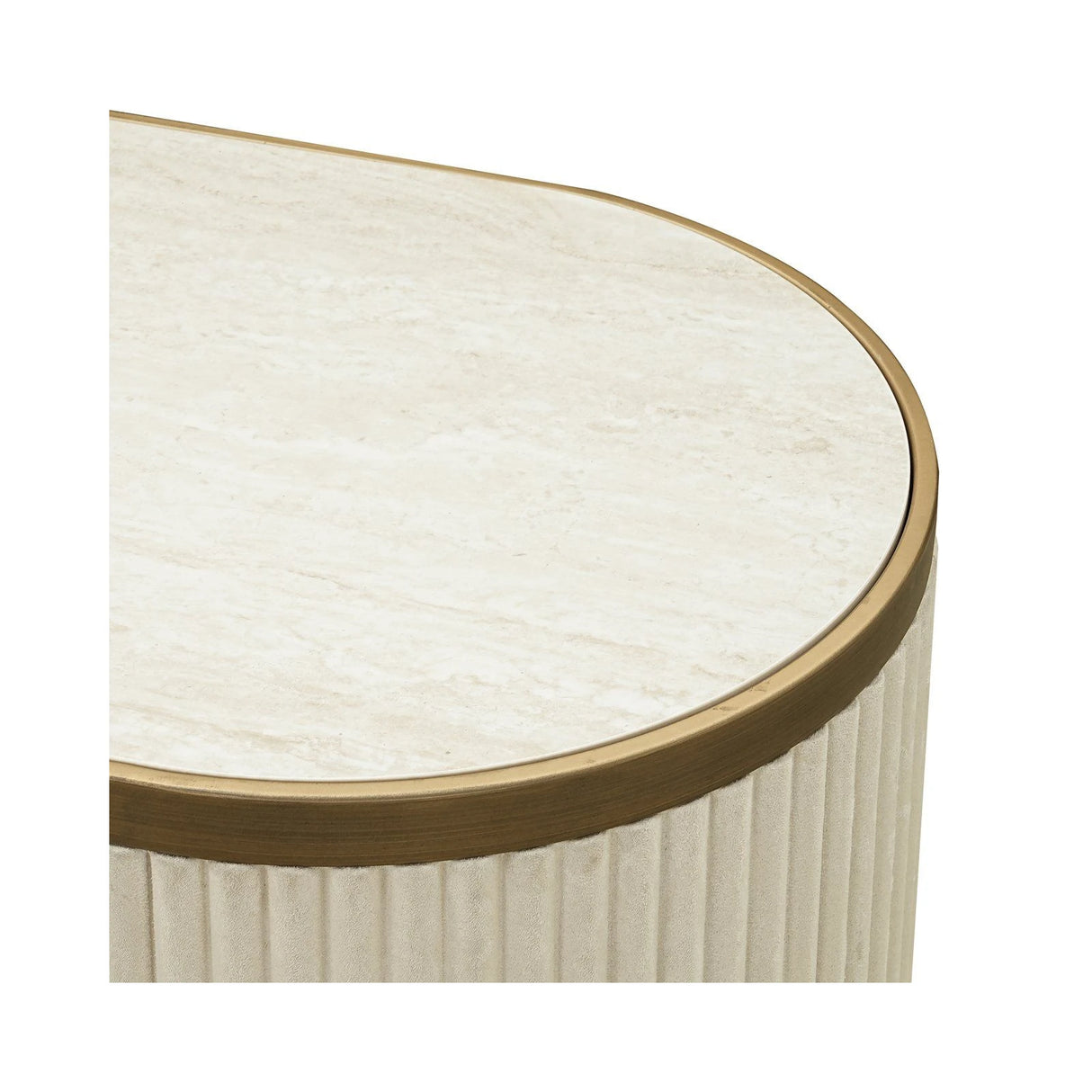 Sideboard Tivoli aus Eichenfurnier und Keramikplatte in weiß, 192x46x80 cm von Richmond Interiors – Produktbild 5