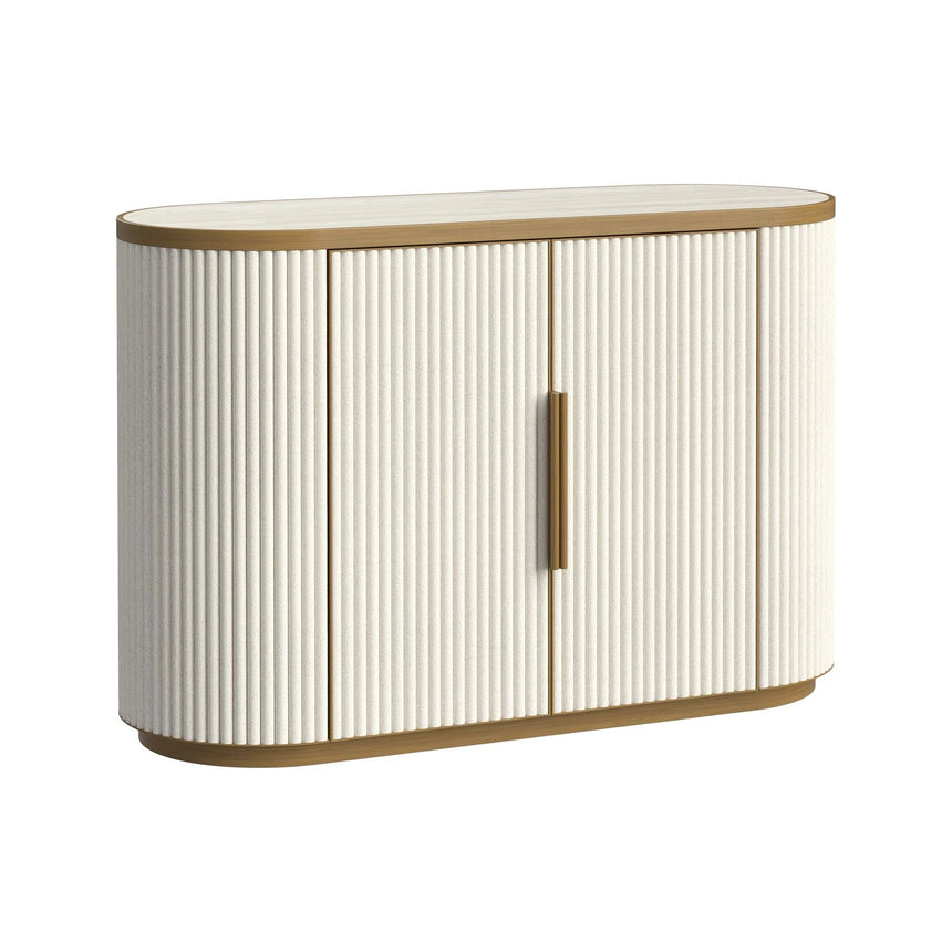 Sideboard Tivoli mit 2 Türen in weiß, 119x45x80 cm von Richmond Interiors – Bild 1