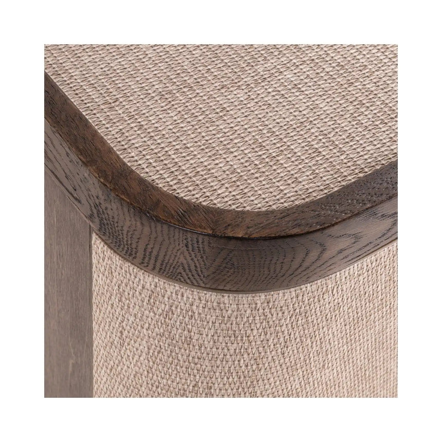 Sideboard Willox aus Eiche und Leinen in beige, 180x45x86 cm von Richmond Interiors – Produktbild 10
